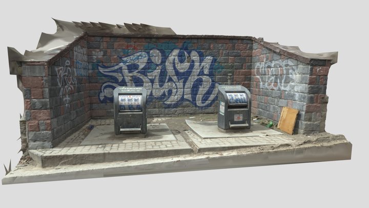TrashSquare 3D Model