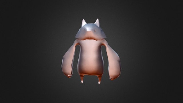 Cat-creature 3D Model