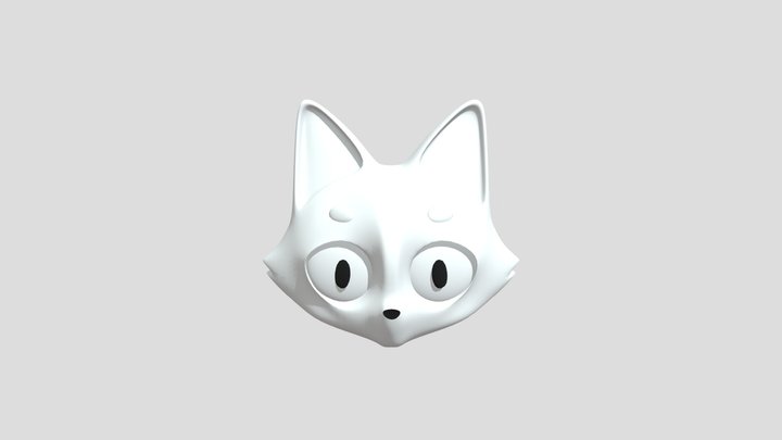 cat's head 3D Model