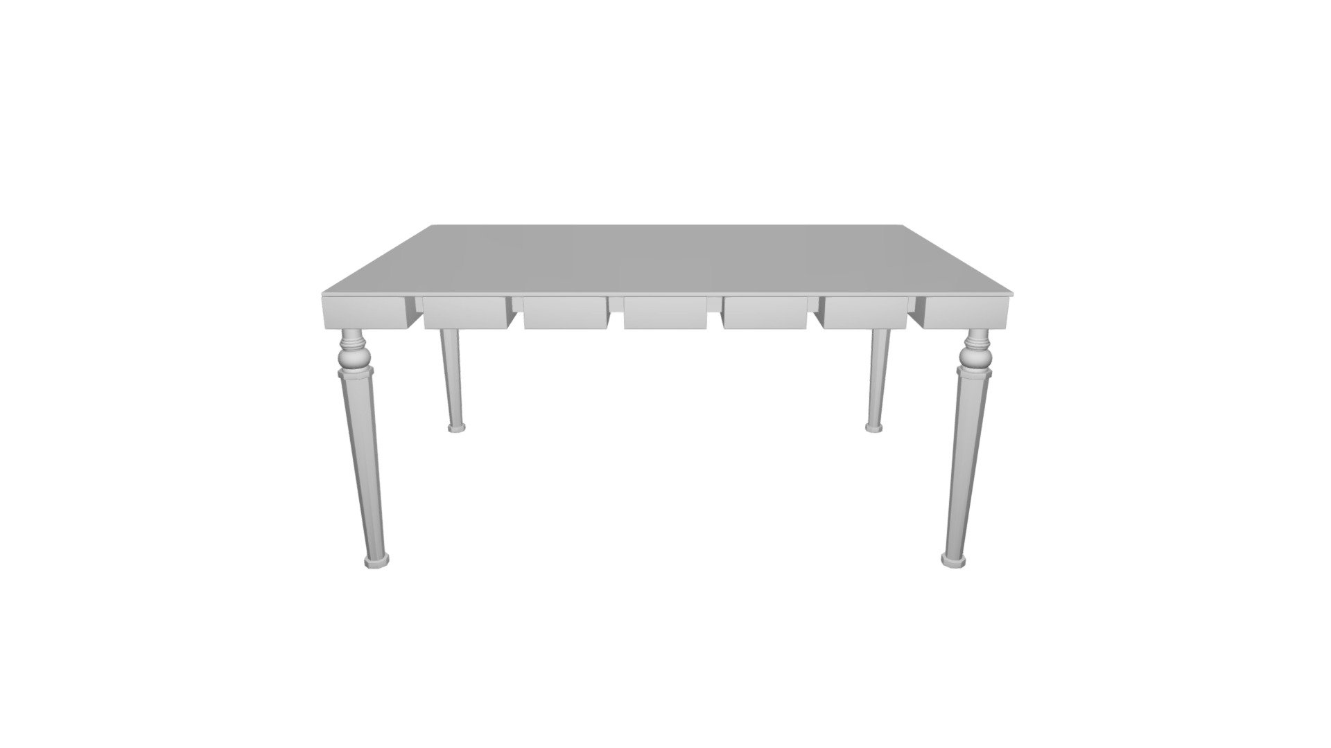 Dining table (without glass) 166х109х76. DG HOME 3D model by dghome