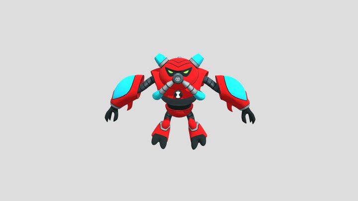 PC Computer - Ben 10 - Overflow 3D Model