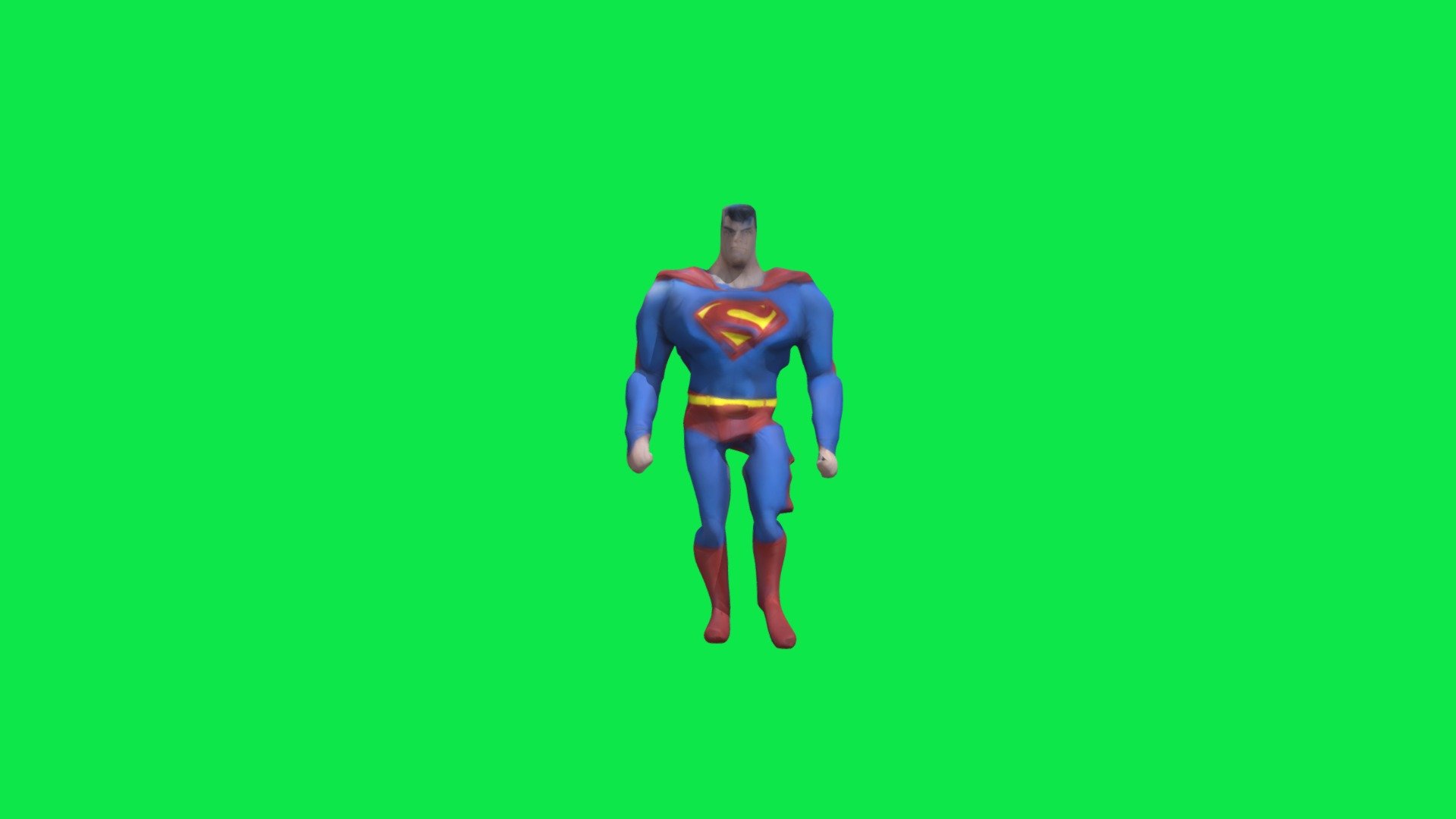 Dc superman Walking 3d model fts - Download Free 3D model by sunnykhude ...