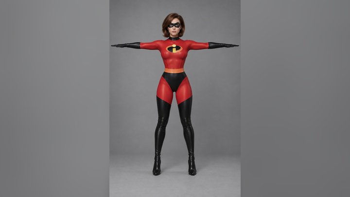 Elastigirl (Incredibles) Realistic 3D Model