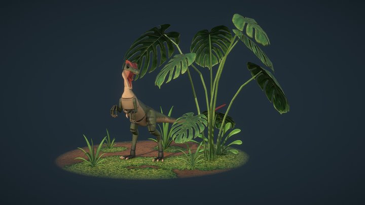 Compsognathus 3D Model