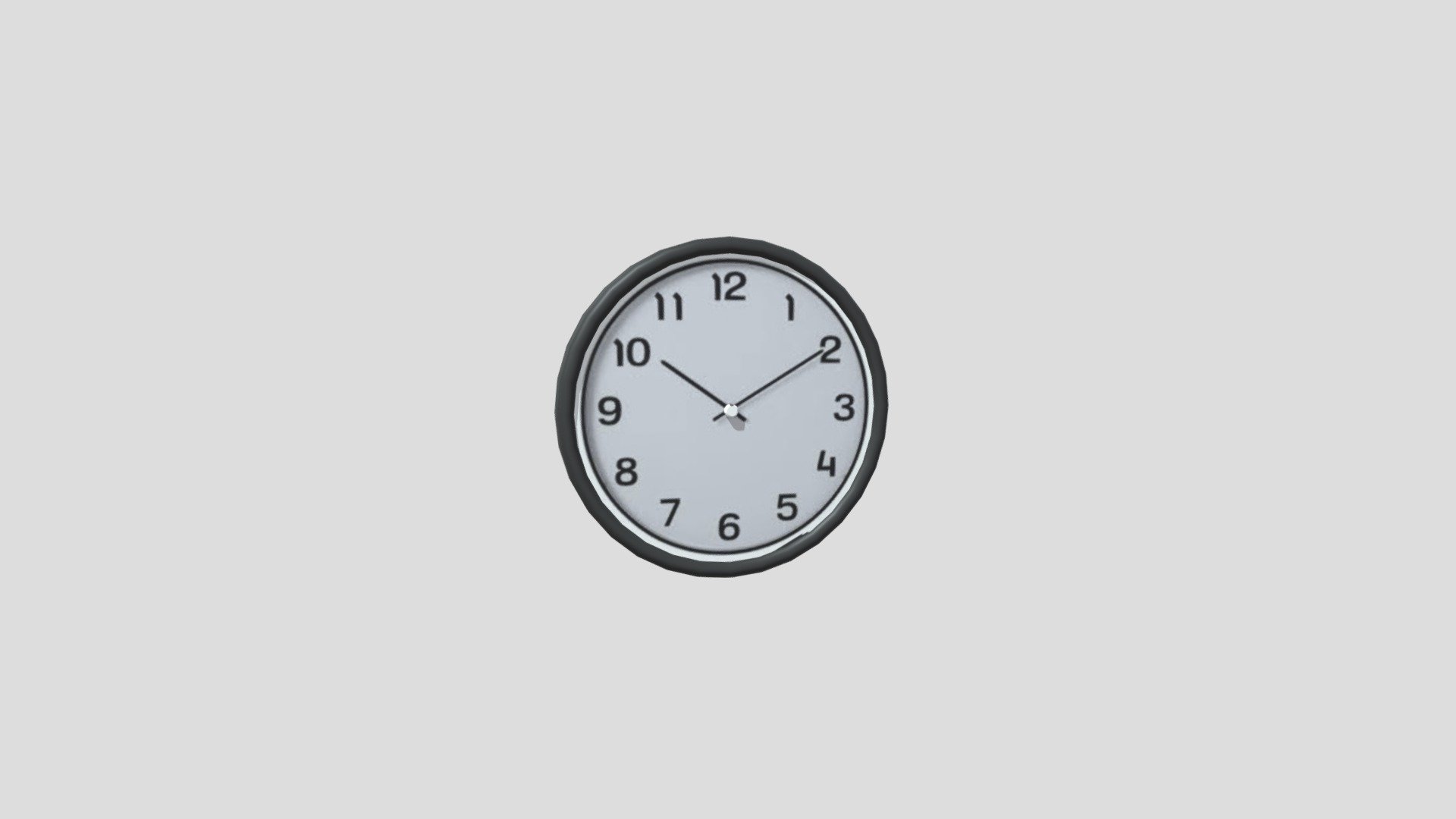 Wall Clock Low-Poly 512*512 - Download Free 3D model by fumestic ...