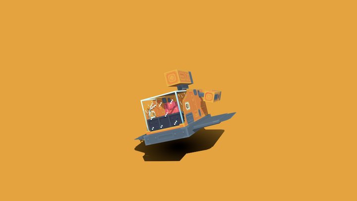 spaceship 3D Model