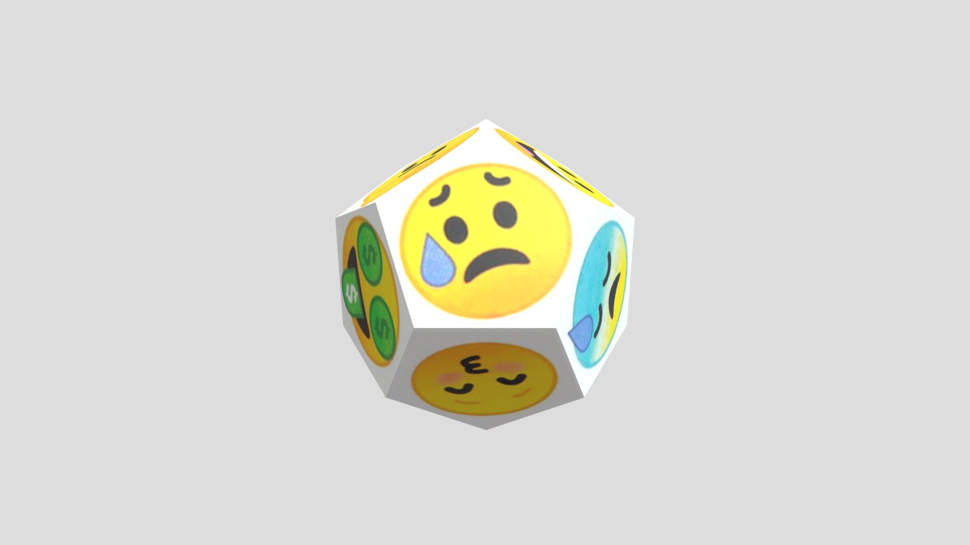 EmojiDice 3D model by ccbbca [c24f053] Sketchfab