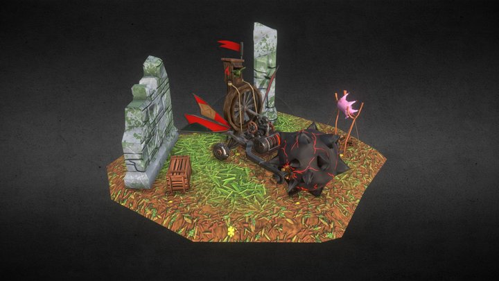 Goblin Vehicle 3D Model