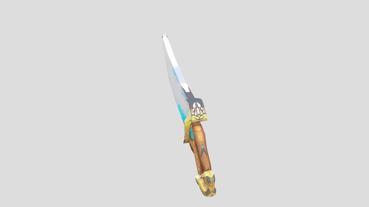 Stylized Knife 3D Model