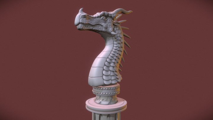 Queen Scarlet Bust from WoF Guide 3D Model