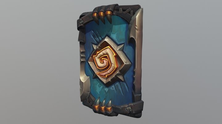 Hearthstone Card - Witchwood (Back) 3D Model