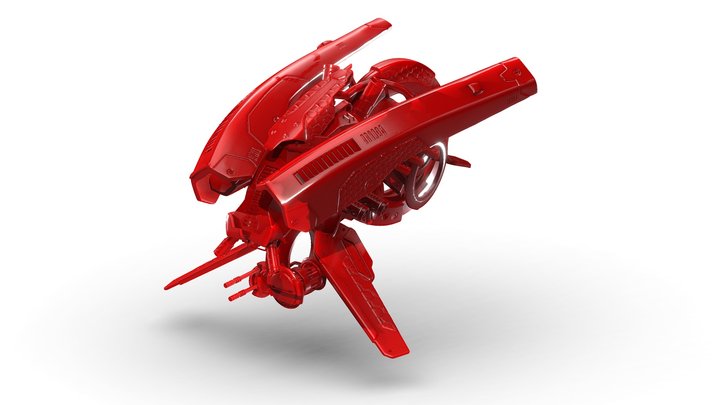 Drone Concept 03 - Red Edit 3D Model
