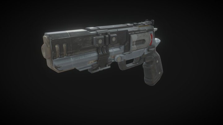 Buzzsaw pistol – Free 3D Model STL