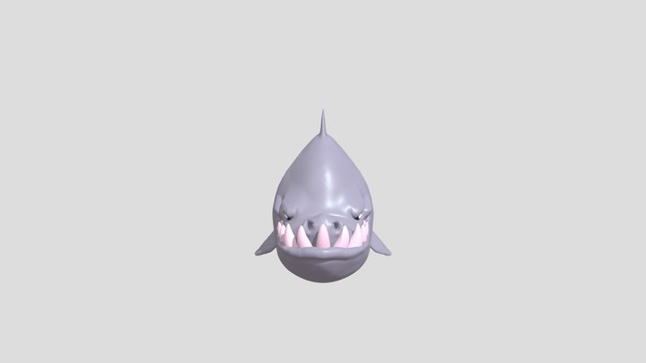 Shark Sculpting 3D Model