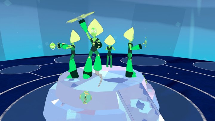 Peridot poses 3D Model