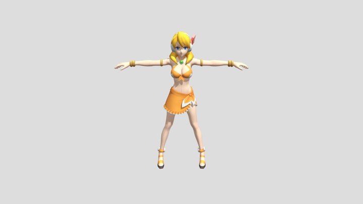Megaman x dive Alia (Summer Outfit) 3D Model