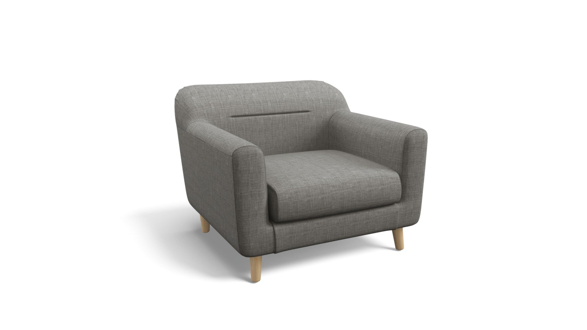 Asger Armchair, Chark Grey