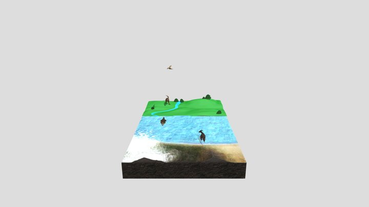 Dino Island – Gratis 3D-model STL