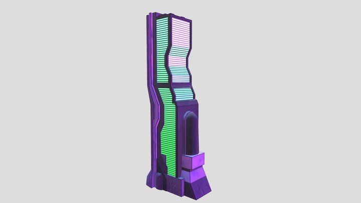 Cyber Tower 3D Model