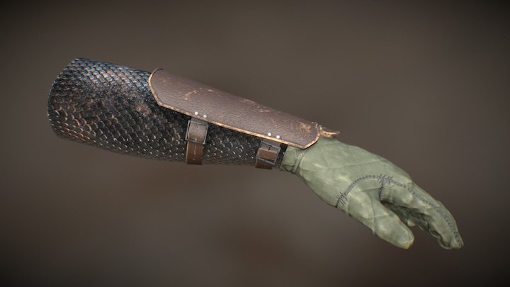 Arm and Gaunlet 3D Model