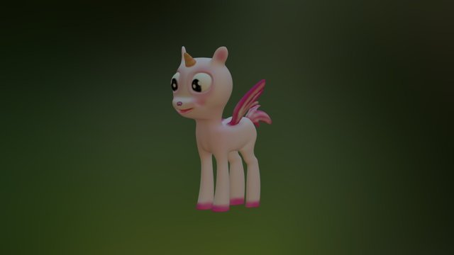 Unicorn 3D Model