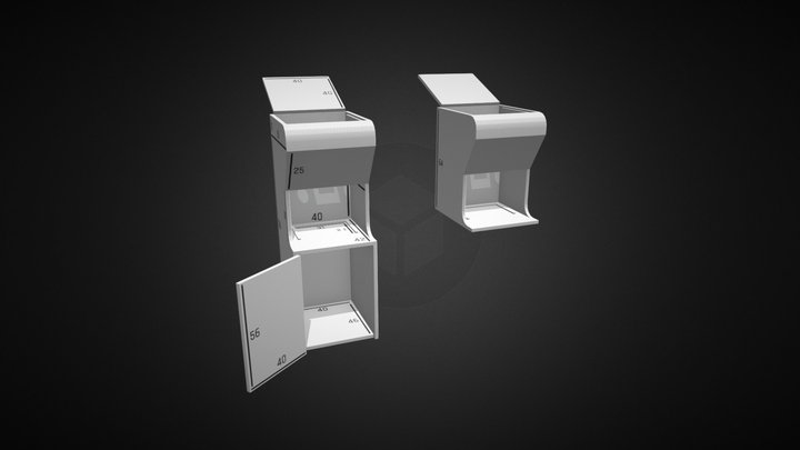 Drawing Box 3D Model
