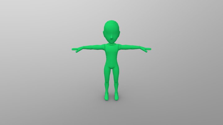 Avatar Greenman 3D Model