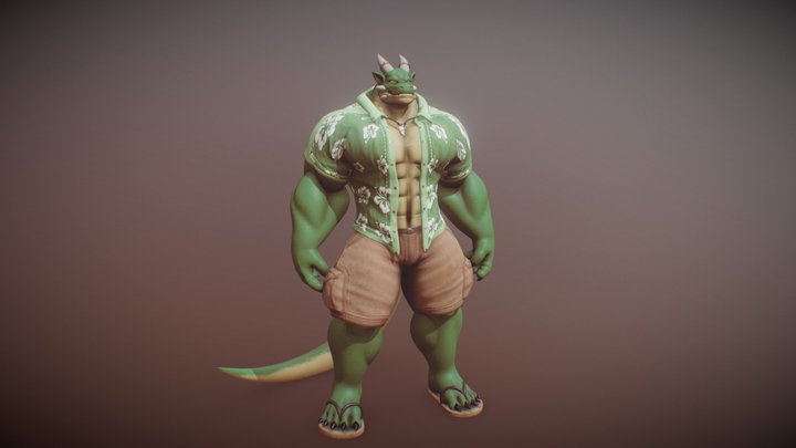 TheSaurian-p 3D Model