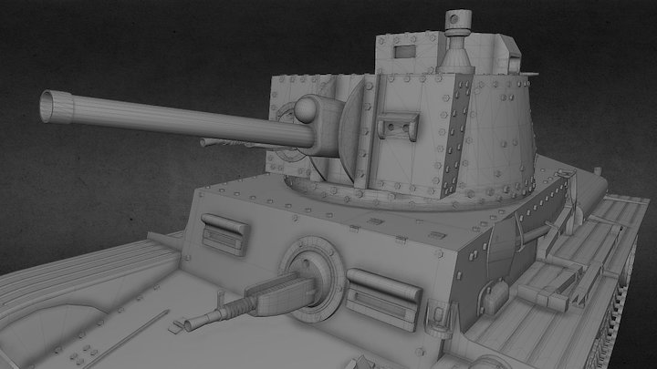 LT38 aka Panzer 38t 3D Model