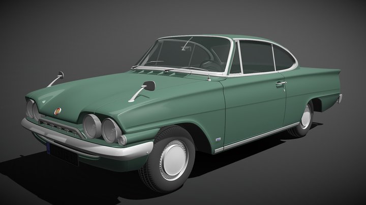 Ford consul capri – Free 3D Model STL