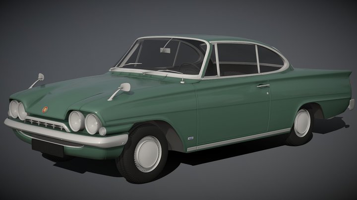 Ford consul capri 3D Model