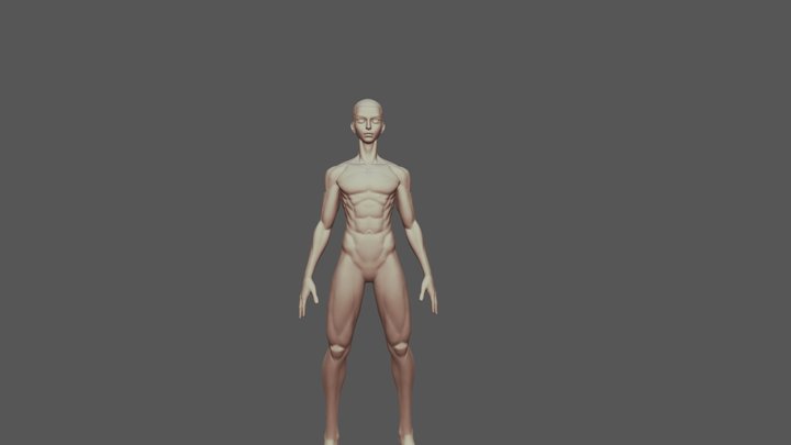 Male Stylized character 3D Model