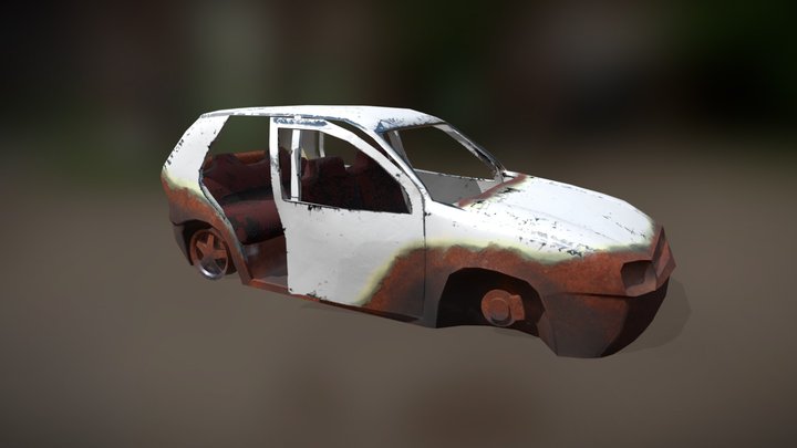 Abandoned Car 3D Model