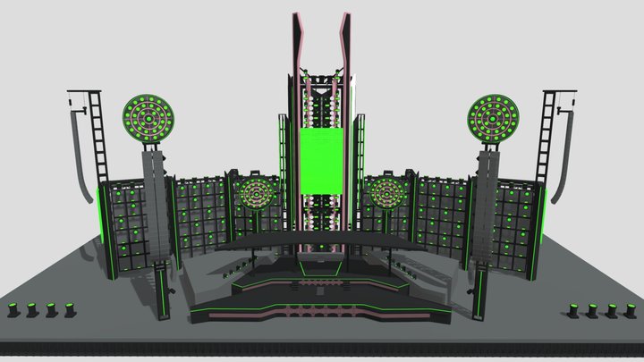 Rammstein Stage 3D Model