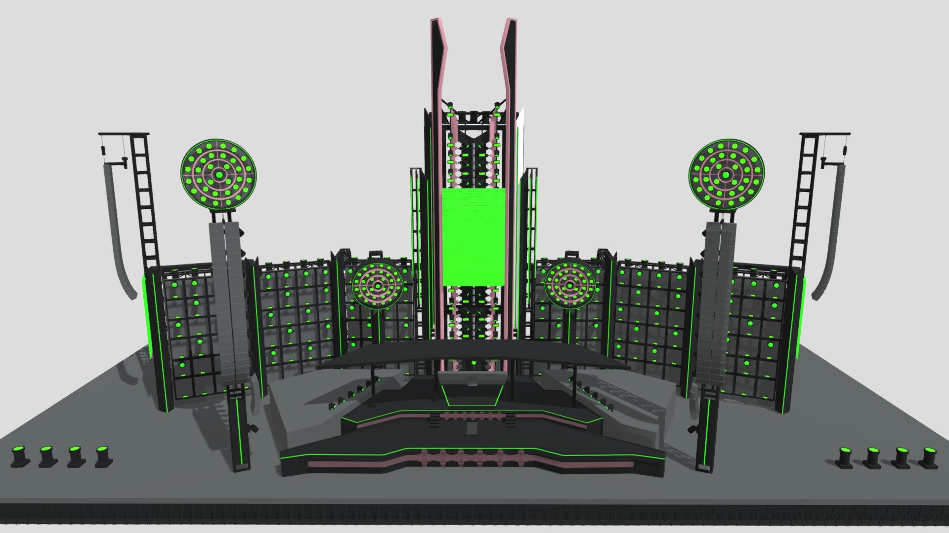 Rammstein Stage - 3D model by danxxxse [c25d105] - Sketchfab