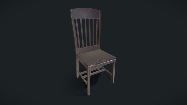 Silla Vieja / Chair Old 3D Model