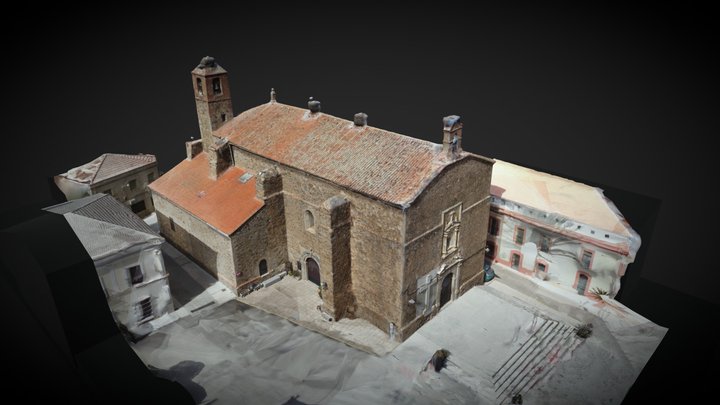 Iglesia de Orellana la Vieja 3D Model