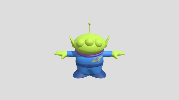 Kingdom Hearts III - Alien/LGM 3D Model