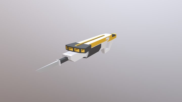 Space Gun#02 3D Model