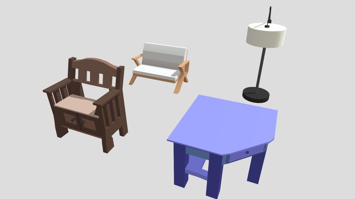 AP - Furniture 3D Model