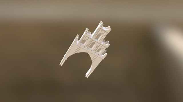 University of Sindh Main Gate 3D Model