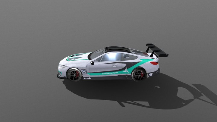 ( Warage )  BMW  M8 Udm. GT3 3D Model