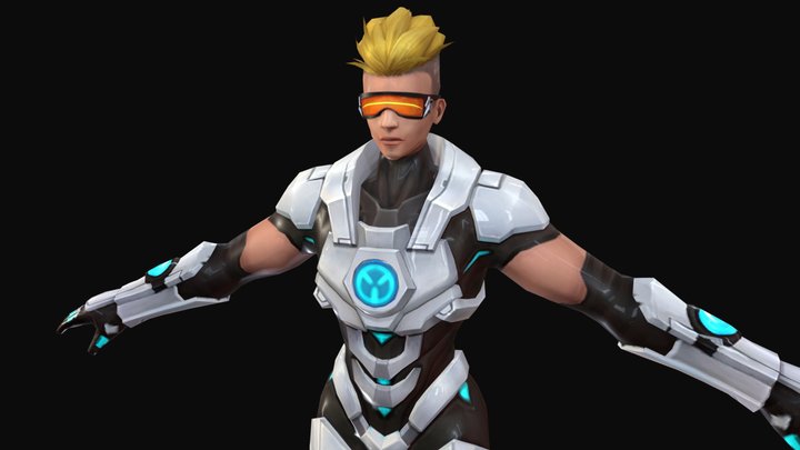 足球小子 3D Model