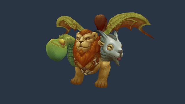 PrideWing - Chimera Courier - Diffuse Only 3D Model