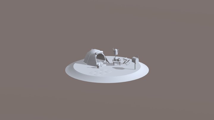 Tent 3D Model