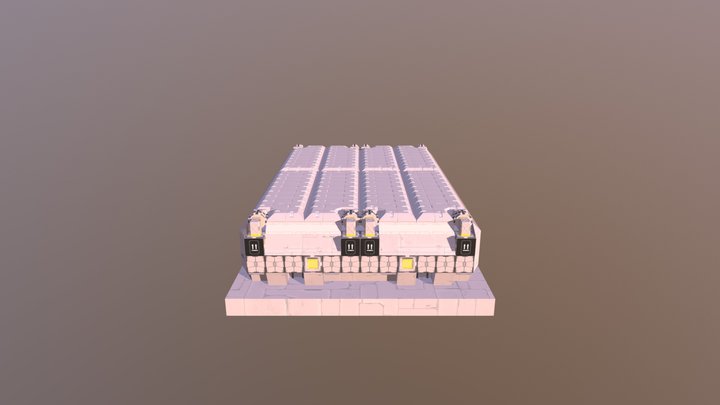 building double Cargohold 3D Model