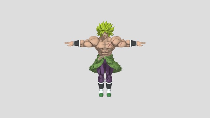 broly 3D Model