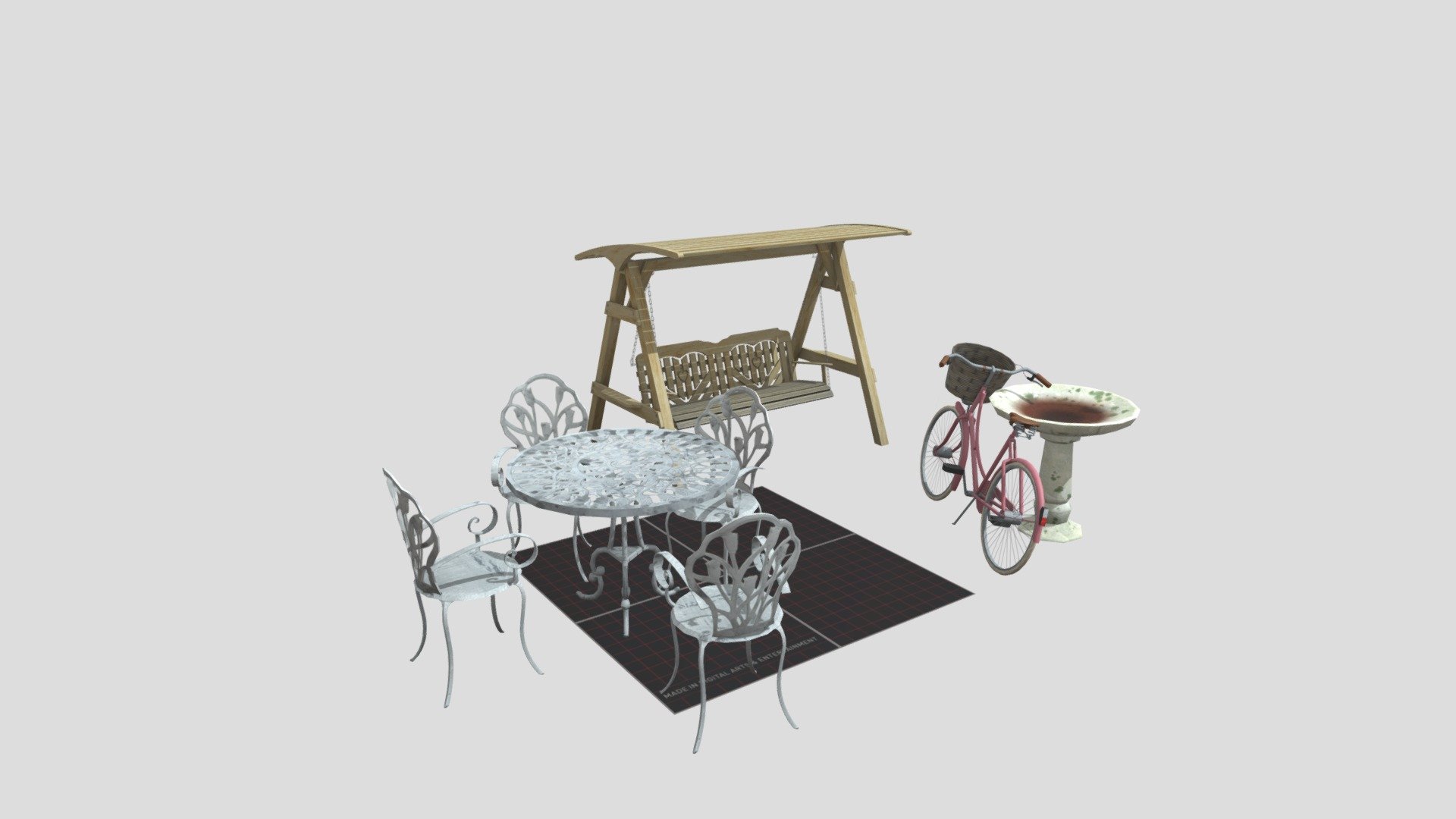 DAE 5 Finished props Grandma's house 3D model by Kasper Van De