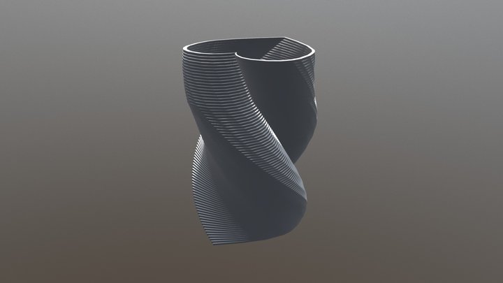 Cool Heart Vase 3D Model
