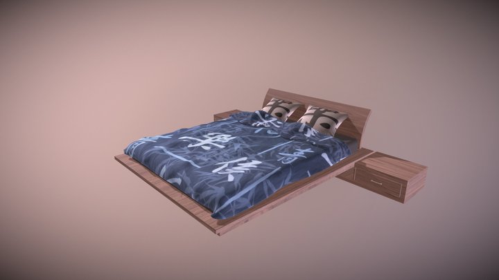 futon bed 3D Model